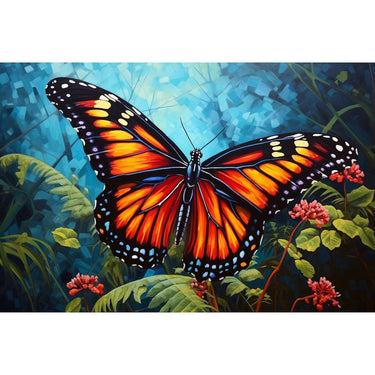 Acrylic Canvas of a Butterfly